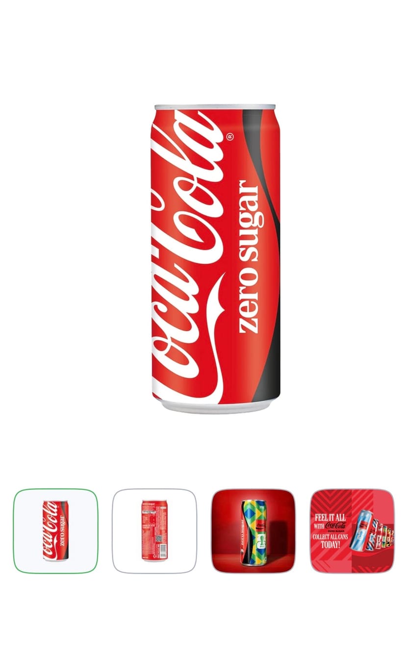 Coca -cola soft drink (300ml) - Image 1